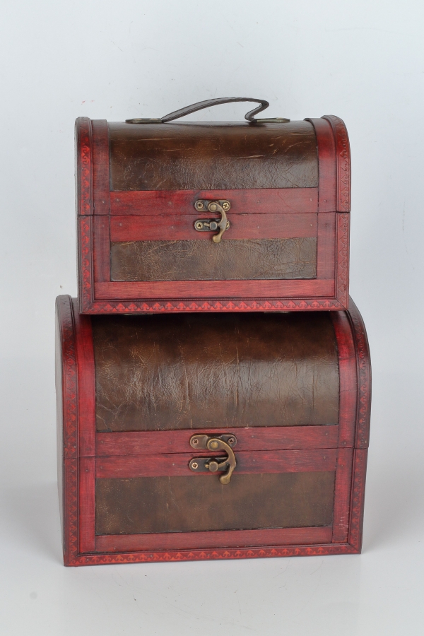 Dřevěná truhla 24x16x19cm