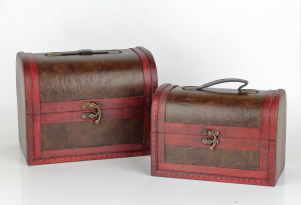 Dřevěná truhla 24x16x19cm