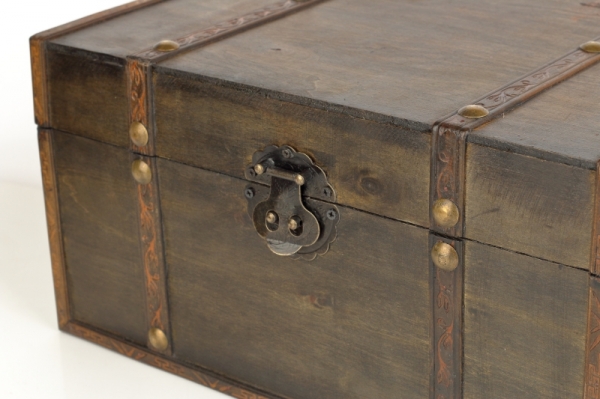 Dřevěná truhla 35x27x18,5cm