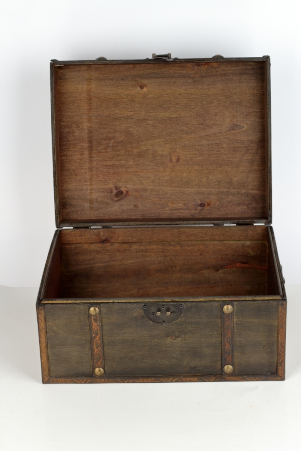 Dřevěná truhla 35x27x18,5cm