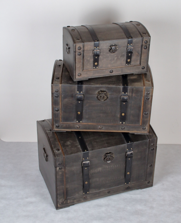 Dřevěná truhla 46x27x27cm