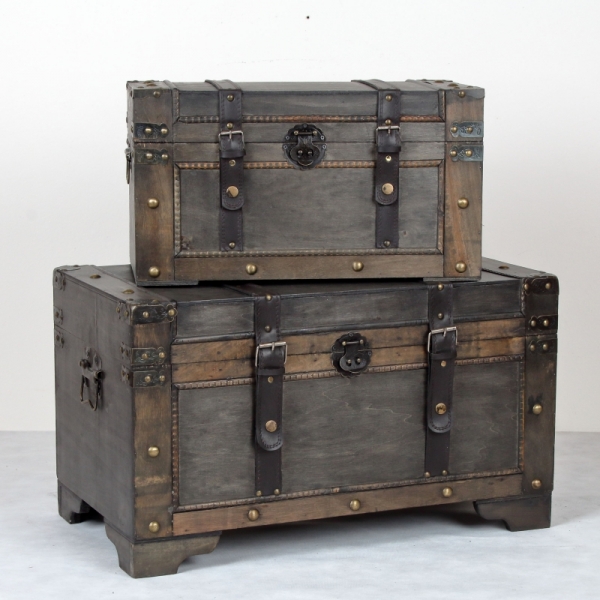 Dřevěná truhla 60x33x34cm