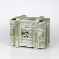 Dřevěná truhla na květiny 20x14,5x11cm