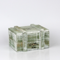 Dřevěná truhla na květiny 20x14,5x11cm