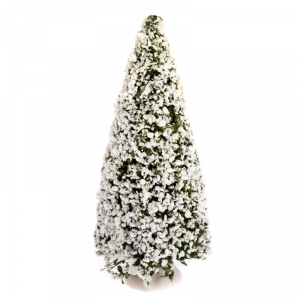 Dřevěná vánoční dekorace stromek 9,5cm