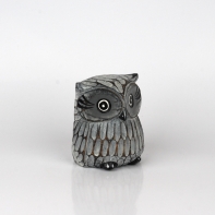 Dřevěná vyřezávaná soška sovy 13cm