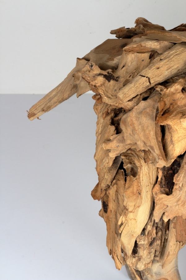 Dřevěná zahradní dekorace beran 81x66x25cm 12kg