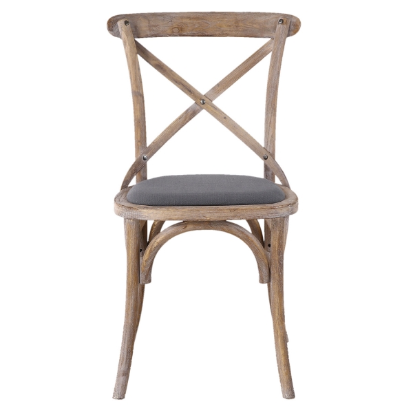 Dřevěná židle s polstrováním 45x50x90cm