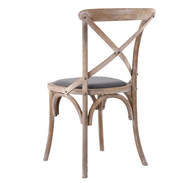 Dřevěná židle s polstrováním 45x50x90cm