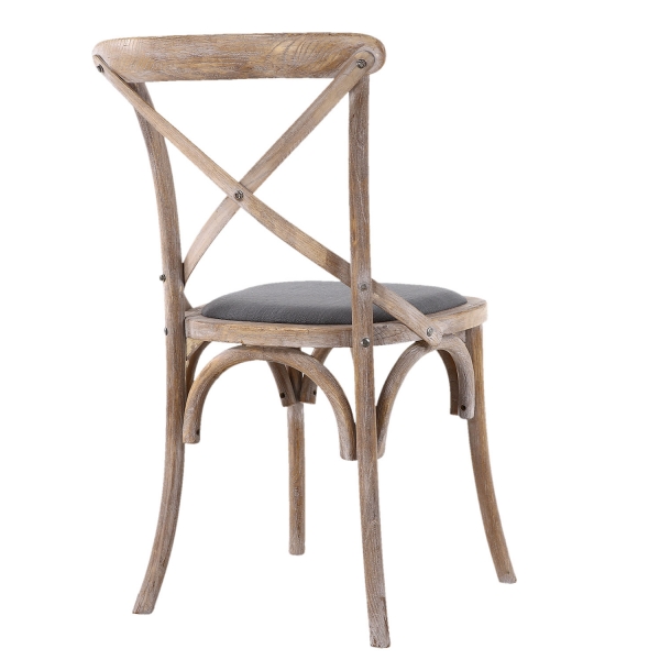 Dřevěná židle s polstrováním 45x50x90cm