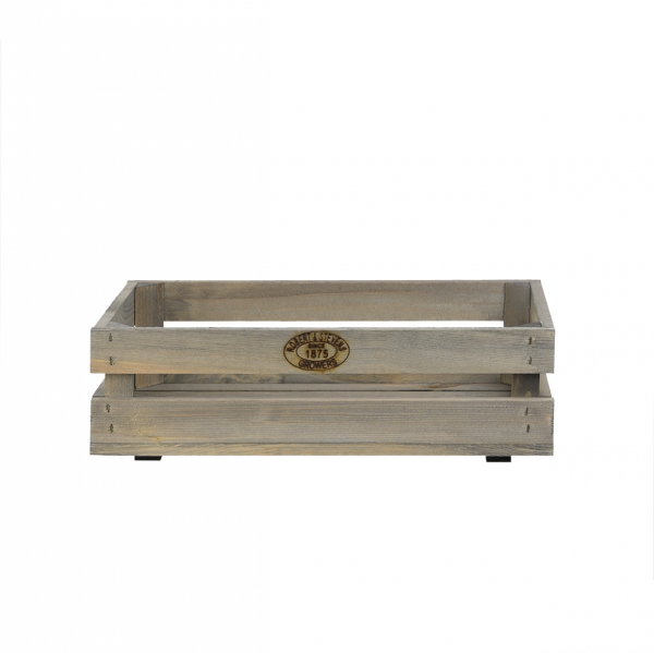 Dřevěné bedýnky sada 3 velikostí - š 46,3/52,5/59 cm