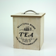 Dřevěné dózy na čaj a kávu Beautiful home 