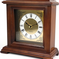 Dřevěné hodiny stolní 28x24x10cm