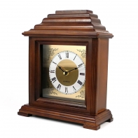 Dřevěné hodiny stolní 28x24x10cm