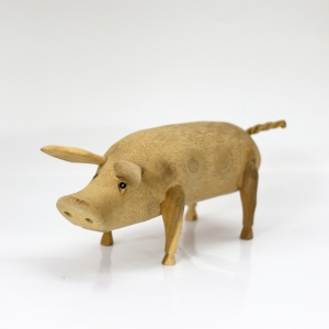 Dřevěné prasátko NATURAL