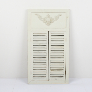 Dřevěné zrcadlo se starou okenicí 42x75x3cm