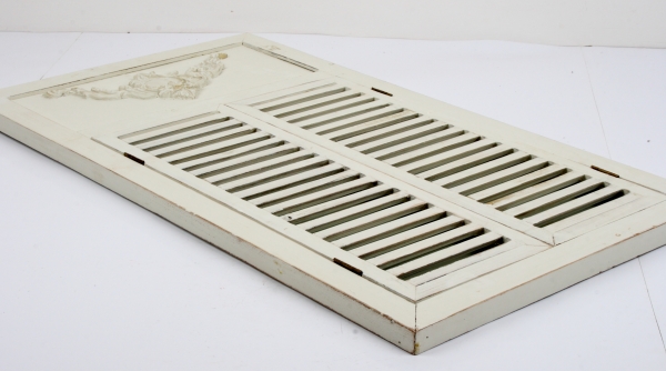 Dřevěné zrcadlo se starou okenicí 42x75x3cm