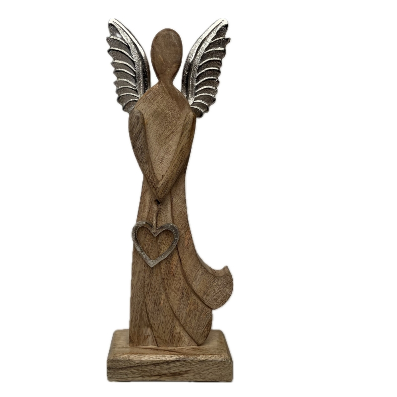 Dřevěný anděl Michael 36 cm 