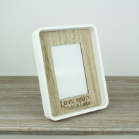 Dřevěný foto rámeček Love you 23x18cm