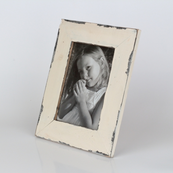 Dřevěný fotorám starobylý vzhled 20,5x26cm