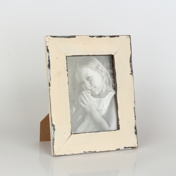 Dřevěný fotorám starobylý vzhled 20,5x26cm