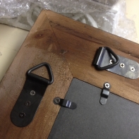 Dřevěný fotorámeček na 6 fotografií 47x47cm