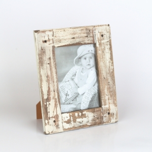 Dřevěný fotorámeček s patinou 29x24cm