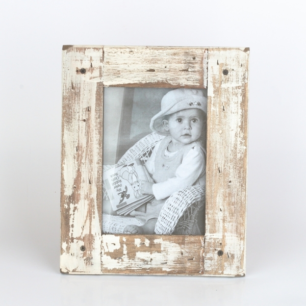 Dřevěný fotorámeček s patinou 29x24cm