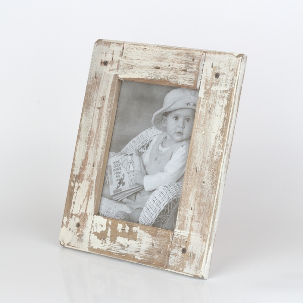 Dřevěný fotorámeček s patinou 29x24cm