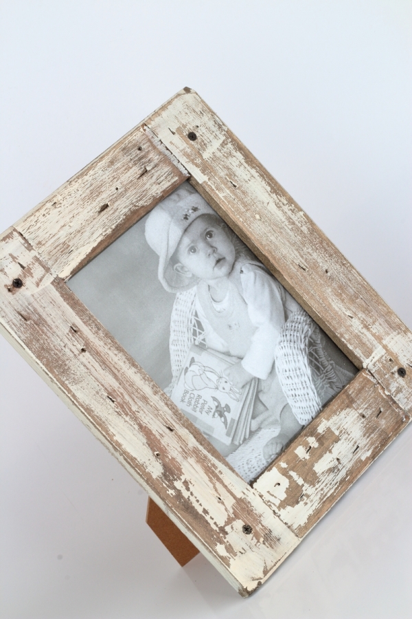 Dřevěný fotorámeček s patinou 29x24cm