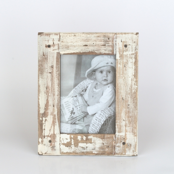 Dřevěný fotorámeček s patinou 29x24cm