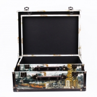 Dřevěný kufřík Taxi sada 2ks 41/37cm