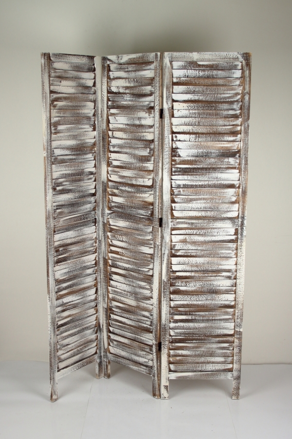 Dřevěný paravan s patinou 170x120cm