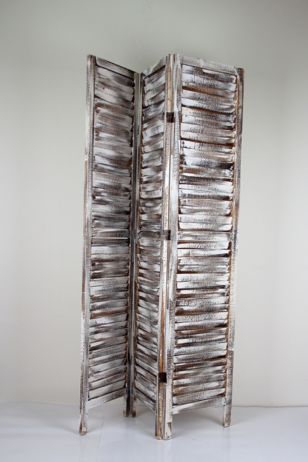 Dřevěný paravan s patinou 170x120cm