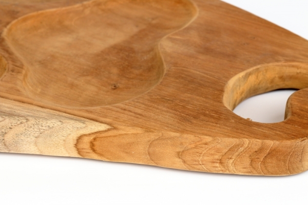 Dřevěný podnos XXL na tatarák a vepřové koleno