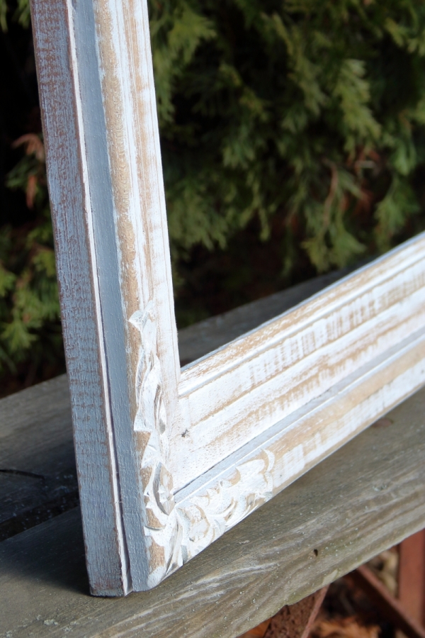 Dřevěný rám na zrcadlo světlý 75x160cm 