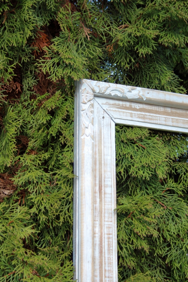 Dřevěný rám na zrcadlo světlý 75x160cm 