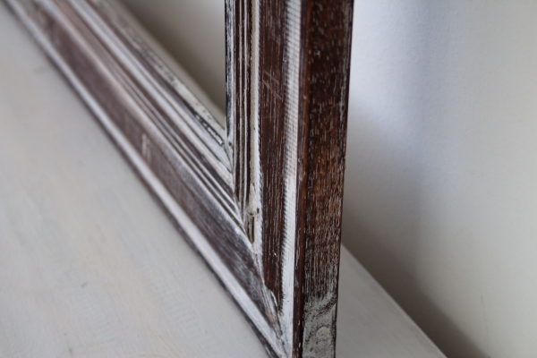 Dřevěný rám s patinou 90x60cm
