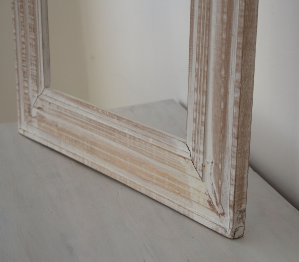 Dřevěný rám s patinou světlý 50x115cm