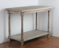Dřevěný stůl/ostrůvek antik 122,5x60,5x90cm