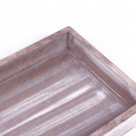 Dřevěný tác s patinou 40x15cm