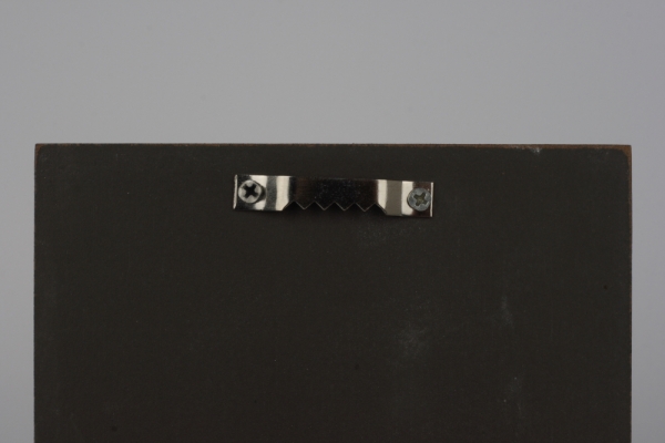 Dřevěný vintage obraz anděl 14x12cm