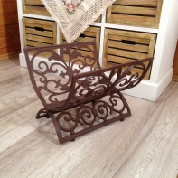 Držák na dřevo litinový