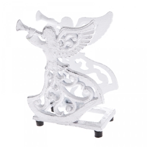 Držák na papírové ubrousky anděl bílý
