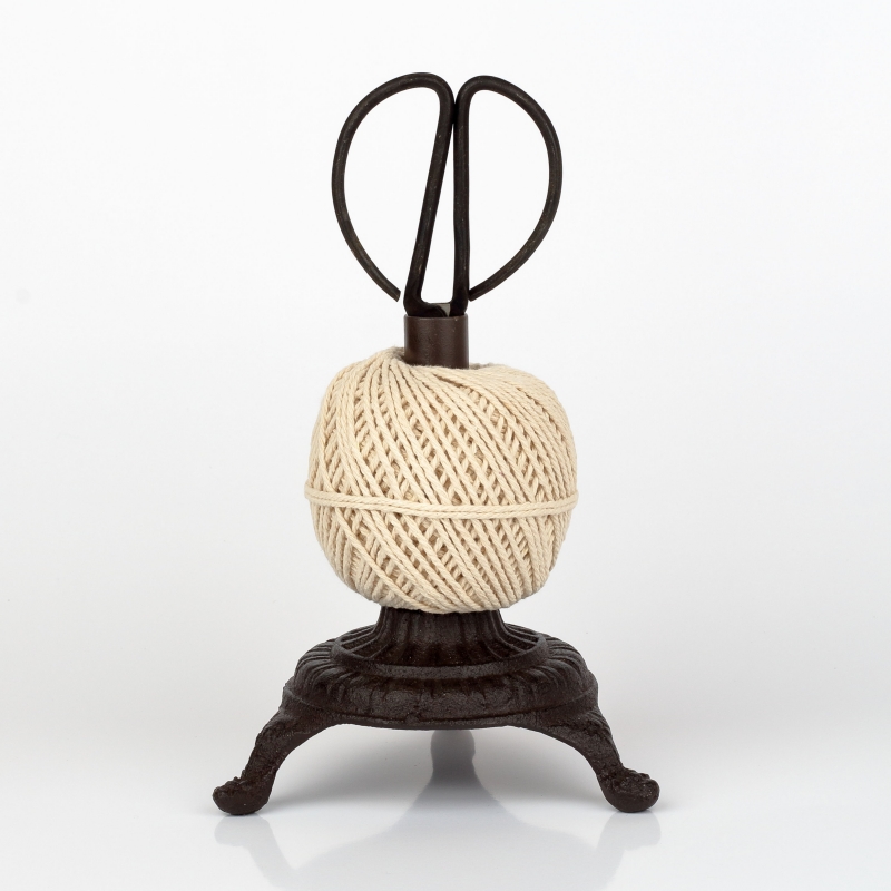 Držák na provázek s nůžkami 13x12x13cm