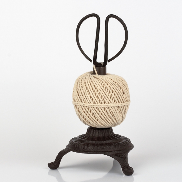 Držák na provázek s nůžkami 13x12x13cm