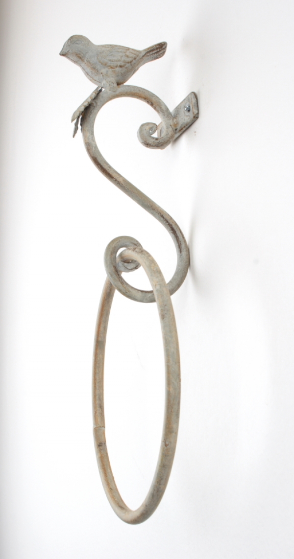 Držák na ručníky s ptáčkem 16x30cm