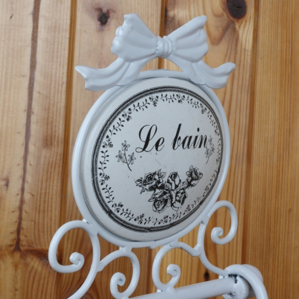 Držák na toaletní papír ve vintage stylu Le bain 73cm