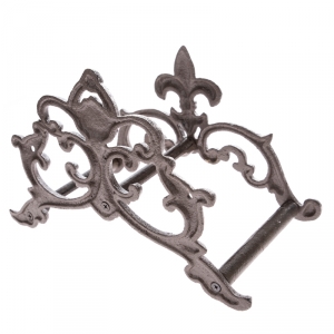 Držák na zahradní hadici litinový hnědý