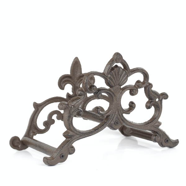 Držák na zahradní hadici litinový hnědý